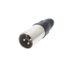Kit Conector XLR Hembra + XLR Macho | Ideal para Conexiones de Micrófonos, Mezcladoras | Equipo de Audio Profesional