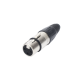 Kit Conector XLR Hembra + XLR Macho | Ideal para Conexiones de Micrófonos, Mezcladoras | Equipo de Audio Profesional