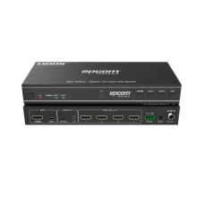 Videowall 4K 1x4 | HDMI & USB-C | 8 Modos de Visualización | Audio Óptico/Analógico | Control RS-232/IR | Plug & Play