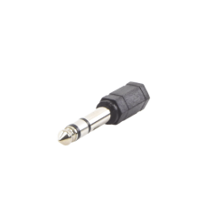 Adaptador de audio 3.5mm hembra a 6.3mm macho (Audio estereo)