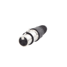 Conector XLR 3 Pines Hembra | Ideal para Conexiones de Micrófonos y Mezcladoras | Equipo de Audio Profesional