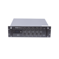 Mezclador Amplificador de Audio - 4 zonas de 240W RMS Hasta 960W | 4 Canales | 5 Entradas | MP3 Tuner USB/SD | 1 Entrada de Micrófono Mezclador Amplificador de Audio - 4 zonas de 240W RMS Hasta 960W | 4 Canales | 5 Entradas | MP3 Tuner USB/SD | 1 Entrada de Micrófono