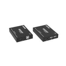 Extensor HDMI con KVM | Sobre IP | Transmisión hasta 150m | Cat5e/6 | HDCP 1.4 | 1080p | Control IR | Compatible con Switch 1G