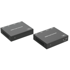 Extensor de Audio | Digital Óptico y Analógico | Transmisión hasta 300 m | Soporte 48/96/192 kHz | Selección de salida en receptor | Función POC bidireccional | Plug-and-Play | Ideal para HDTV, AVR y sistemas multizona