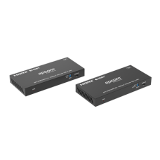 Kit Extensor HDMI | HDBaseT | 70m en 4K@60Hz | Cat5e/6 | Gestión Avanzada EDID | Soporta ARC | Control IR Bidireccional | RS232 | PoC