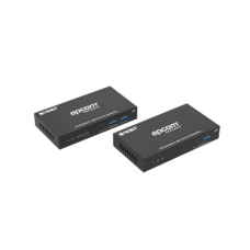 Extensor USB 3.2 Gen 1 | 100 m | Cable CAT6a | Velocidad 5 Gbps | Puertos USB-C y USB-A | PoC Bidireccional 24V | Compatible Con Dispositivos USB Variados