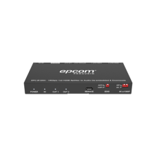 Splitter HDMI 1x2 | 4K@60Hz | Extractor de Audio | Down Scaler | HDR  4:4:4 | EDID | 18Gbps