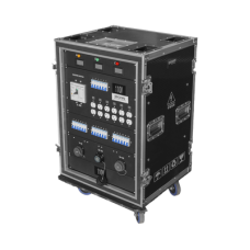 Centro de carga movil para instalaciones temporales con conexión TIPO socapex a 110v Y 220V | RACK 16U Centro de carga movil para instalaciones temporales con conexión TIPO socapex a 110v Y 220V | RACK 16U