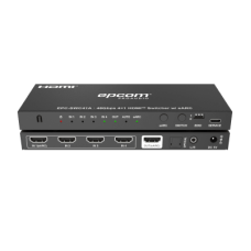 Switch HDMI 4x1 | 8K@60Hz 4:2:0 | 48 Gbps | ARC/eARC | Extracción de Audio | Gestión EDID | Control CEC