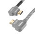 Cable HDMI Ángulo 90° | 2 Metros (6.56 Pies) | Alta Definición | Versión 2.0 | Alta Velocidad 18Gbps | 4K@60Hz |