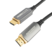 Cable HDMI de Fibra Óptica de 15 Metros (49.21 Pies) | Alta Definición | Versión 2.1 | Alta Velocidad 18Gbps | 8K@60Hz | HDCP 2.2 | Resistente a EMI y RFI