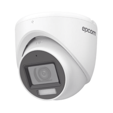 [Dual Light + ColorVu] Turret TURBOHD 3K (5 Megapixel) / Lente 2.8 mm / 30 mts IR + 20 mts Luz Blanca / Gran Angular 104.9° / Exterior IP67 / Micrófono Integrado / dWDR / 4 Tecnologías / Metal