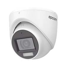 [Dual Light + ColorVu] Turret TURBOHD 3K (5 Megapixel) / Lente 2.8 mm / 30 mts IR + 20 mts Luz Blanca / Gran Angular 104.9° / uso en interior / dWDR / 4 Tecnologías / Policarbonato