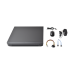 KIT TurboHD 1080p / DVR 8 Canales / 8 Cámaras Bala (exterior 2.8 mm) / Transceptores / Conectores / Fuente de Poder Profesional hasta 15 Vcc para Larga Distancias
