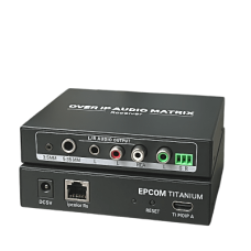 Receptor Extensor Matriz de Audio IP TT-MOIP-A | HDMI sobre IP | Conexión Uno a Uno, Uno a Muchos y Muchos a Muchos | Distancia 120m con Cat6/6A/7 | Formatos PCM 2.0 | Protección ESD y Rayos | Cascada de Conmutacion Receptor Extensor Matriz de Audio IP TT-MOIP-A | HDMI sobre IP | Conexión Uno a Uno, Uno a Muchos y Muchos a Muchos | Distancia 120m con Cat6/6A/7 | Formatos PCM 2.0 | Protección ESD y Rayos | Cascada de Conmutacion
