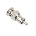 Adaptador en Línea para 75 Ohm, de Conector BNC Macho a RCA Macho en Aplicaciones de Audio-Video para Cámaras, Monitores y DVR's.