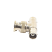 Adaptador en T para 75 Ohm de Conector BNC Macho a Doble BNC Hembra, Níquel/ Oro/ Teflón.