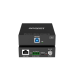 Extensor USB 3.0 | Hasta 100 m por CAT6a | PoC Bidireccional 24 Vcc | RS-232 | 4x USB-A