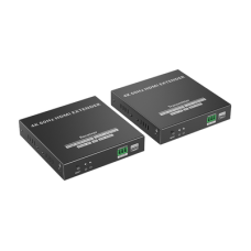 Kit Extensor HDMI para distancias de 120 metros | Soporta resolución 4K @60Hz | Cat 6, 6a y 7 | Salida Loop en el Tx para visualización local | Soporta control remoto del equi