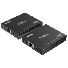 Kit Extensor HDMI para distancias de 70 metros / Resolución 4K x 2K@ 60 Hz/ Cat 6, 6a y 7 / IPCOLOR / CERO LATENCIA / SIN COMPRIMIR / Salida Loop / Control IR  / Salida de audio de 3.5mm / PoC