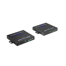 KIT EXTENSOR HDMI 4K@60HZ sobre IP GIGABIT | IPCOLOR | 100m en Conexión Uno a Uno |  Salida Loop | IR Bi-Direccional | RS232 | ARC | CERO LATENCIA | Soporta conexión Uno a Muchos/Switch en Cascada