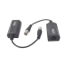 Kit EXTENSOR IP por cable CABLE COAXIAL para distancias de HASTA 200 m / REUTILIZA EL CABLEADO EXISTENTE PARA CONECTAR CÁMARAS IP / No Requiere Energía / Transmisión en Tiempo Real / Protección Contra Sobretensiones Incorporada