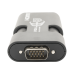 MINI Adaptador de VGA a HDMI /  Resolución 1920x1080 @ 60Hz / Jack de audio de 3.5mm / Soporta alimentacion  por Micro USB