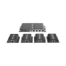 Kit Divisor y Extensor HDMI (Extender Splitter)  / Divide 1 Fuente HDMI a 4 Pantallas / Extiende la señal HDMI hasta 40 m / Resolución 1080P @ 60 Hz / Cat 6/6a/7 / Cero Latencia / Salida Loop en el Tx / IR / Alimente solo el Tx (PoC).