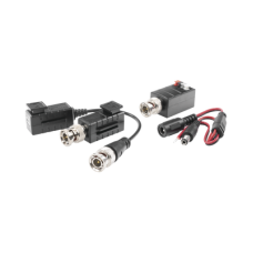 Kit de TRANSCEPTORES DE VIDEO DE LARGO ALCANCE / 320 Metros / Resolución 720P y 1080P / Cat 5e/6 / Compatible con cámaras HD-TVI/CVI/AHD/CVBS / Alimente solo el Receptor / Protección Interconstruida contra sobretensión.