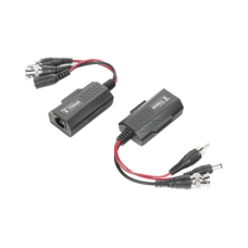 Kit de transceptores activos, envía alimentación 12V/24Vcc/AC, video y audio a una distancia de hasta 150 m en 4K para aplicaciones de video por UTP Cat 5e / 6 en alta definición. 