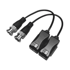 Kit de Transceptores (Baluns) con Terminal PUSH SUPERIOR PIG TAIL en ambos conectores, Resolución 4K , Cable flexible COAXIAL Blindado / COAXITRON / AUDIO POR COAXITRON  /Conector 100% COBRE /  Calidad PREMIUM