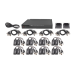 Kit de 16 canales para transmisión de ALIMENTACION (NO SOPORTA COAXITRON)( de 36 Vcc a 12 Vcc) y video (HD-TVI) a distancias de hasta 250 m.