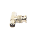 Adaptador en T para 75 Ohm de Conector BNC Macho a Doble BNC Hembra, Níquel/ Oro/ Teflón.