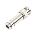 Conector BNC Macho en 75 Ohm, de Compresión Axial para Cable Coaxial RG-59/U, Níquel/ Oro/ Politetrafluoroetileno.