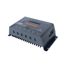 Controlador Solar de Carga y Descarga PWM 12/24V 30A con Display, Parámetros Configurables