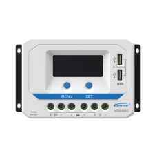 Controlador Solar de Carga PWM 12/24/36/48 V 30 A, Salida USB, con Display
