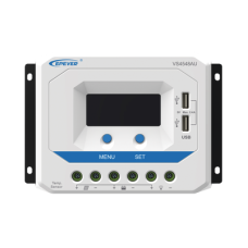 Controlador Solar de Carga PWM 12/24/36/48 V 45 A, Salida USB, con Display