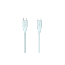 Cable de Carga USB-C a C 1 Metro (3.28 Pies) / Tecnología GaN (Nitruro de Galio / Fast-Charging / Potencia 60W / Velocidad Transferencia 480 Mbps / Material Silicona No Tóxica / Conector Aluminio Anodizado Cable de Carga USB-C a C 1 Metro (3.28 Pies) / Tecnología GaN (Nitruro de Galio / Fast-Charging / Potencia 60W / Velocidad Transferencia 480 Mbps / Material Silicona No Tóxica / Conector Aluminio Anodizado