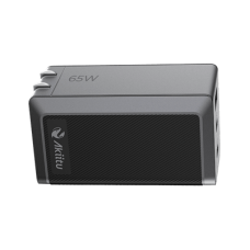 Cargador PRO 1 Puerto USB A / 2 Puertos USB C / Tecnología GaN (Nitruro de Galio / Fast-Charging / Potencia 60W / Velocidad Transferencia 480 Mbps / Material Silicona No Tóxica / Conector Aluminio Anodizado