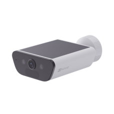 Camara de Bateria con Panel Solar Integrado / 4K Resolucion / WI-FI 6 / Vision Nocturna / Detección Humana y de Vehiculos / Batería de 10400 MAH / IP65