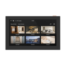 Pantalla Inalámbrica / Con Batería Recargable 4600mAh / Wi-Fi / Ideal Para Escritorio o Pared  / Vista en Vivo de Cámaras EZVIZ / Compatible con Videoportero CS-HP7  para ver Cámara y Apertura Remota  / Audio de Dos Vías