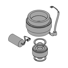 ESTATOR PARA FAAC 844 CON CONDENSADOR DE 18 UF