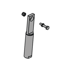 HORQUILLA CON RÓTULA PARA BARRERA FAAC B680H