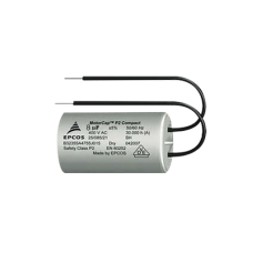 CAPACITOR DE ARRANQUE DE 8uF, 400V CON CABLES PARA BARRERA SERIE 615