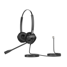 Diadema Binaural con Audio HD y Brazo Ajustable de 260°, Conexión RJ9 y Sonido de Alta Definición Diadema Binaural con Audio HD y Brazo Ajustable de 260°, Conexión RJ9 y Sonido de Alta Definición