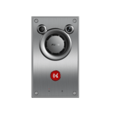 Video/ Intercomunicador IP, Altavoz 10W, 2 relevadores con botón para llamada, anti-vandálico, IP66 e IK10, PoE