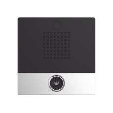 Mini Intercomunicador para hotelería y hospitales, con diseño elegante, PoE, 1 botón, 1 relevador integrado de salida y entrada. Mini Intercomunicador para hotelería y hospitales, con diseño elegante, PoE, 1 botón, 1 relevador integrado de salida y entrada.
