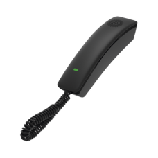 Teléfono IP profesional para Hotelería, montaje en pared,  teclado numérico estándar, conferencia de 3 vías, Opus y PoE.