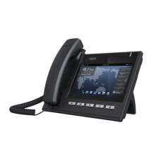 Teléfono IP Ejecutivo Para 6 Líneas SIP con Video Conferencia HD720, Pantalla Multi-Touch, Voz HD y Conferencia de 10 vías con Soporte Para PoE Teléfono IP Ejecutivo Para 6 Líneas SIP con Video Conferencia HD720, Pantalla Multi-Touch, Voz HD y Conferencia de 10 vías con Soporte Para PoE