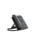 Teléfono IP empresarial para 2 lineas SIP con pantalla LCD,  Puertos Gigabit, Códec Opus, conferencia de 6 vías, PoE.